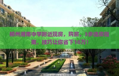 郴州湘南中学附近现房